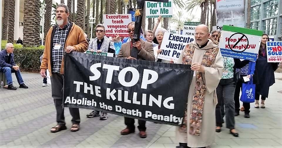 people boycotting the death penalty